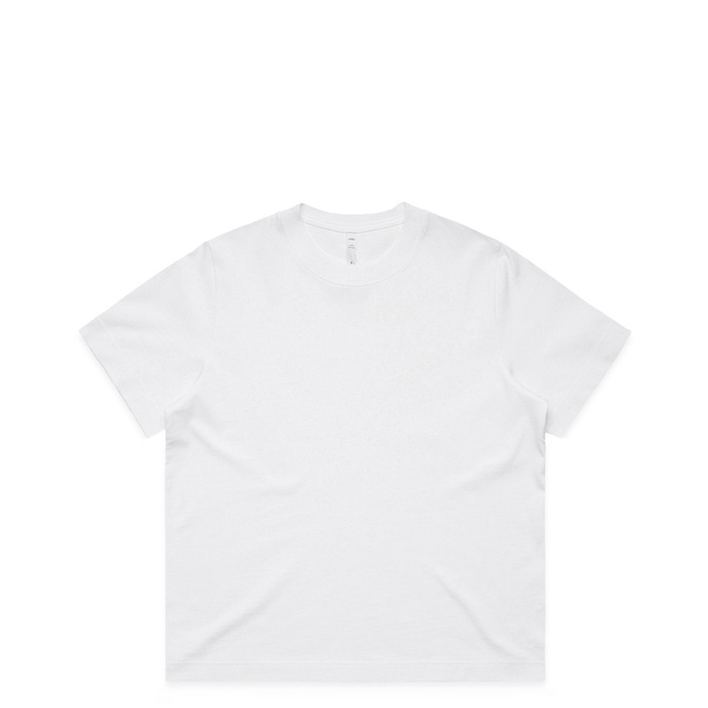 Women's Box Tee in White