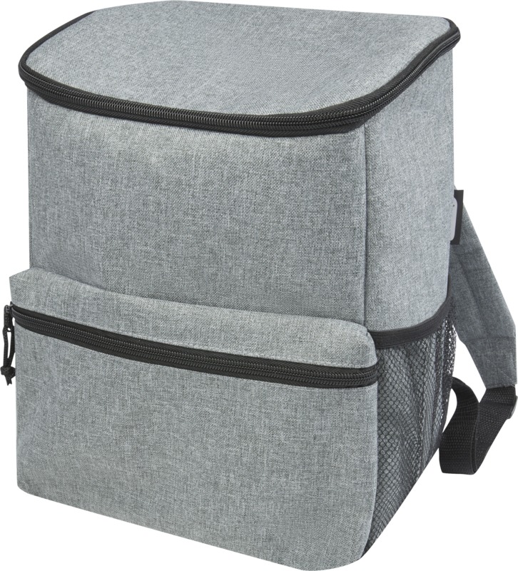 Tundra GRS RPET cooler backpack 12L in Heather grey