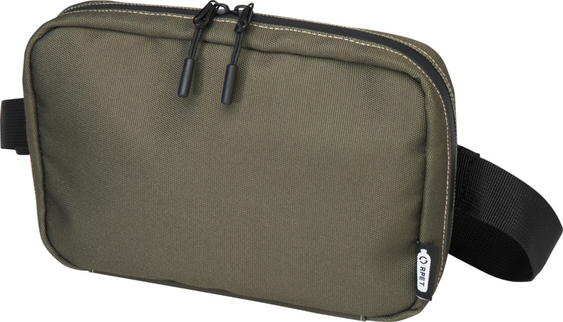 Roam GRS recycled modular toiletry bag in Green