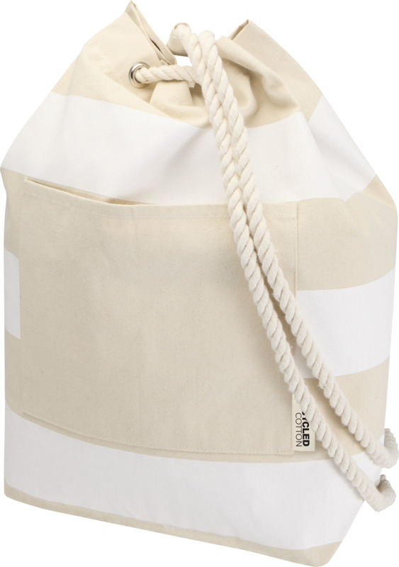 Florida 270 g/m² GRS recycled sailor duffel bag 15L in White