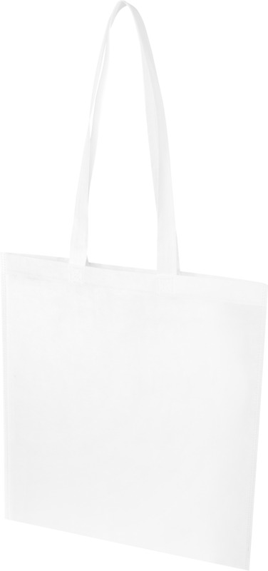 EcoSeal GRS recycled nonwoven convention tote bag 6L in White