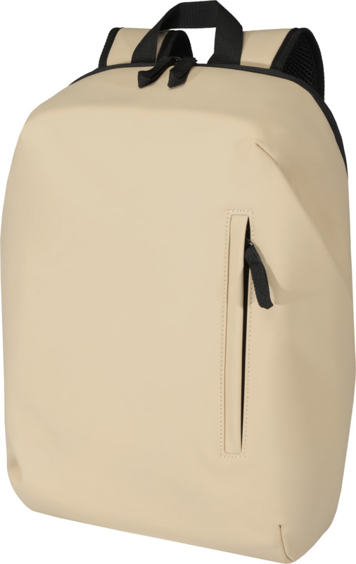 Resi Plus 15" GRS recycled anti-theft backpack 18L in Oatmeal