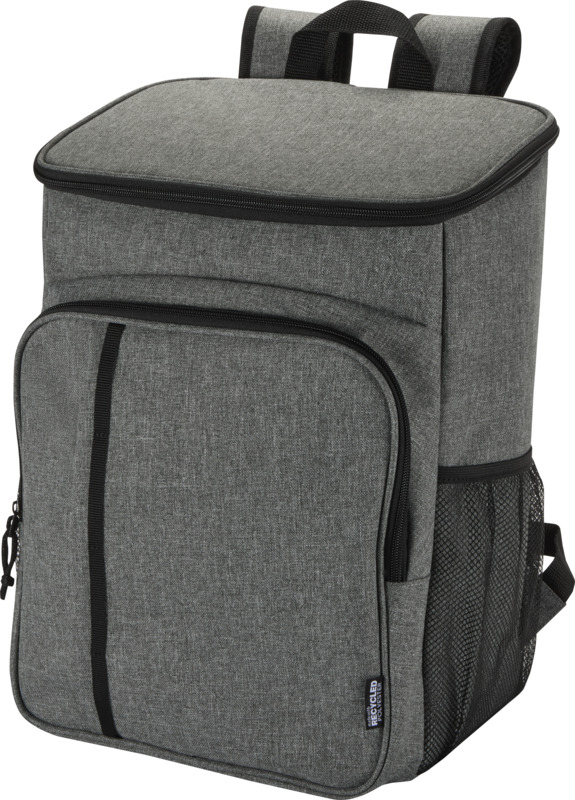 Tundra GRS recycled picnic cooler backpack with cutlery set 20L in Heather grey
